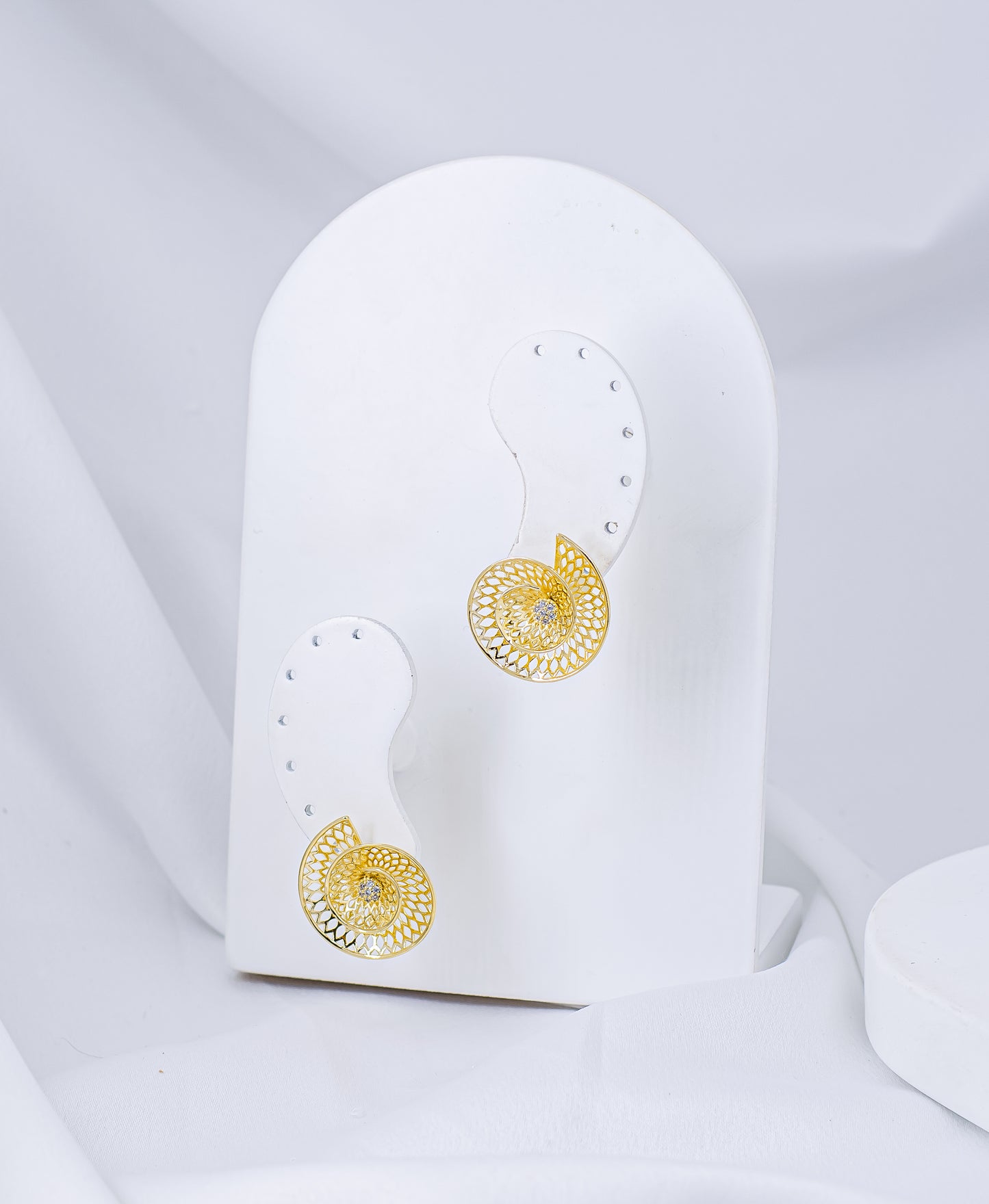 Conjunto Colar e Brinco Espiral