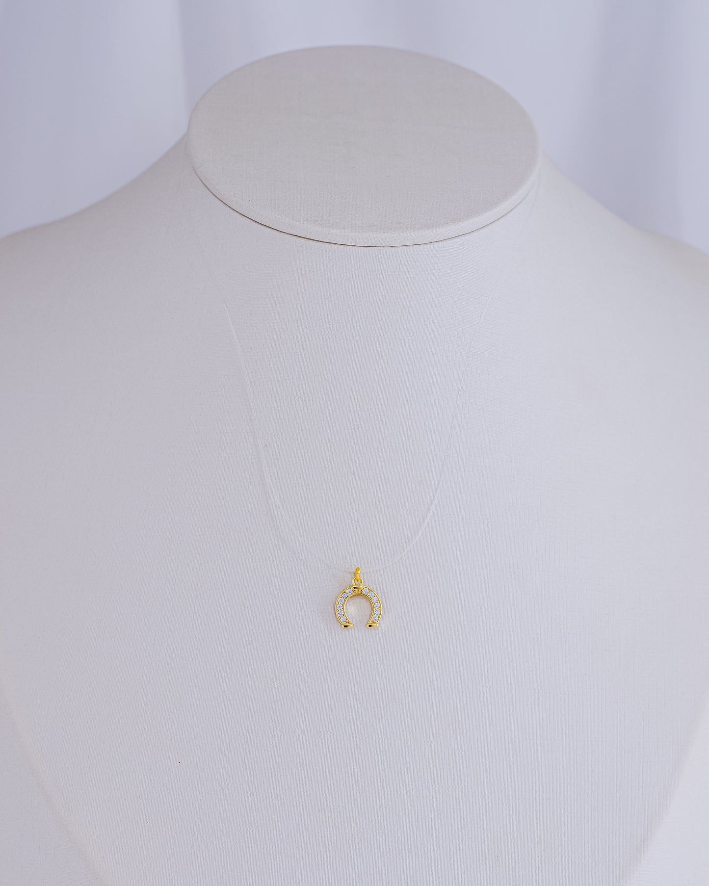 Choker Nylon Ferradura Cravejada
