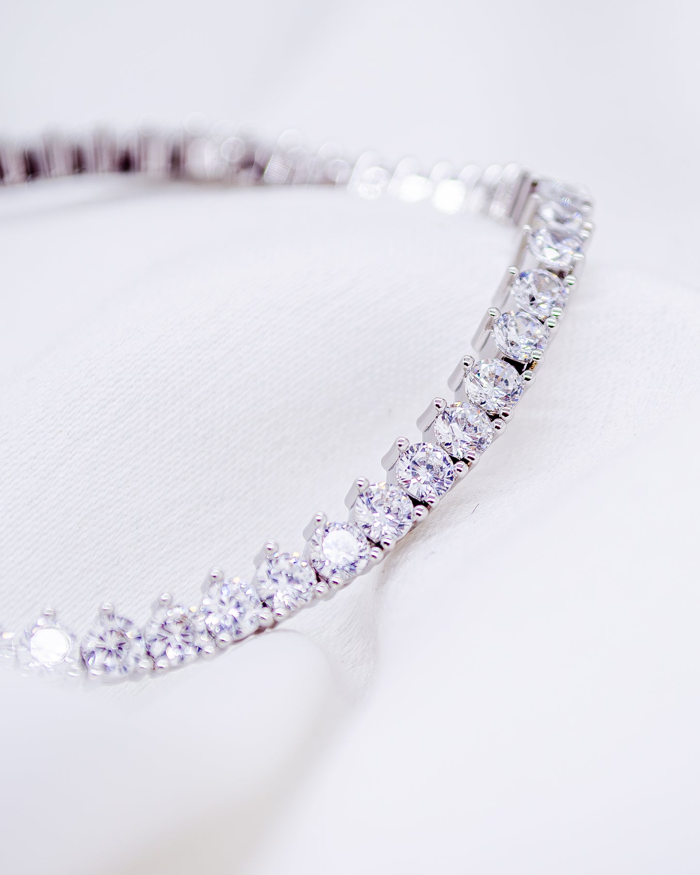 Pulseira Riviera Ródio Branco