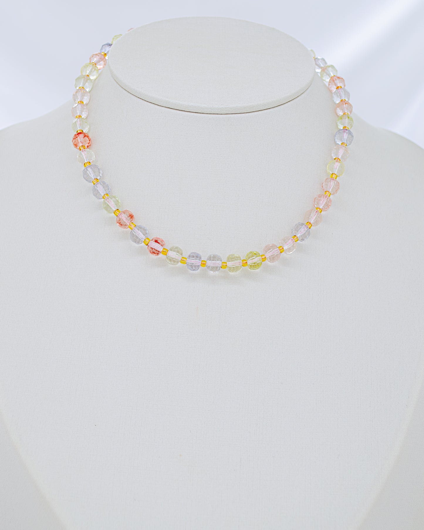 Choker Pedras Naturais Coloridas